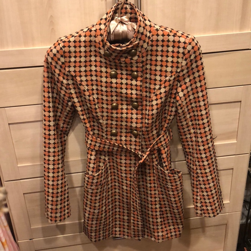 Anthropologie Tulle polkadot Blazer/Jacket Size M